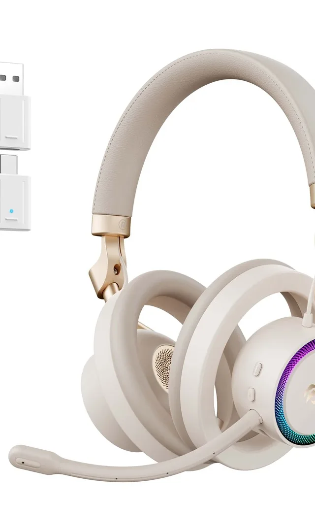 Havit Fuxi-H8 - wireless gaming headphones (gold)
