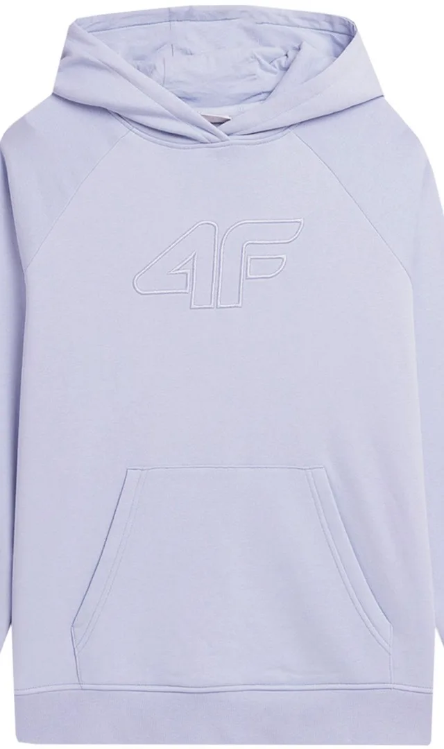 Women's sweatshirt 4F F0765 light purple 4FAW23TSWSF0765 52S M