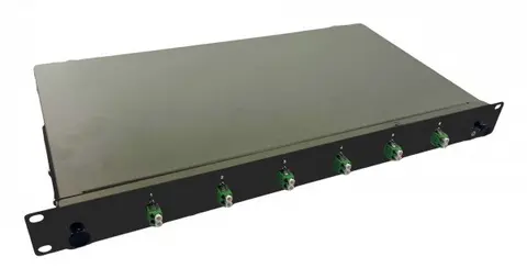 Helos 375551 rack cabinet 1U Black