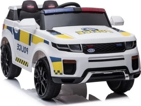 Auto Na Akumulator BBH-021 ŚWiatłA LED Muzyka Pilot Policyjne BiałE