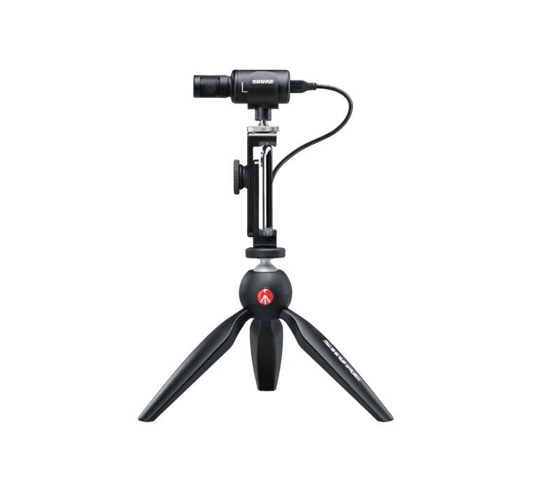 Shure MV88 VIDEO KIT Black Table Microphone