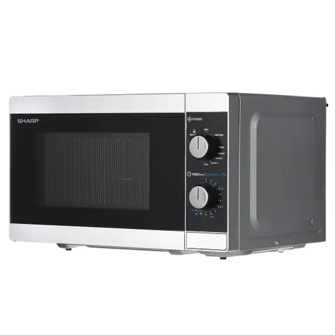 Sharp Home Appliances YC-MG01E-S Microwave Countertop Combination Microwave 20 L 800 W Black Grey