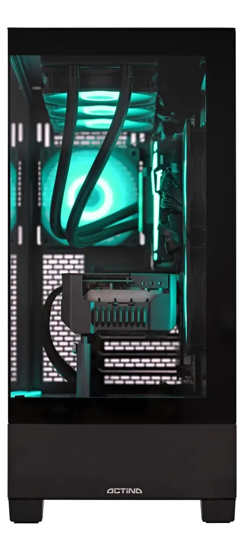Actina 5901443416524 PC AMD Ryzen™ 7 9800X3D 32 GB DDR5-SDRAM 2 TB SSD NVIDIA GeForce RTX 5080 Midi Tower Black