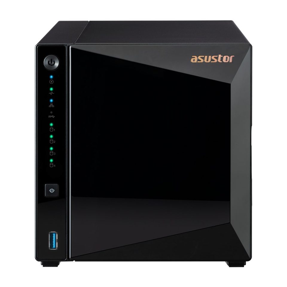 Asustor DRIVESTOR 4 Pro Gen2 AS3304T V2 NAS Realtek RTD1619B 2 GB DDR4 ADM Black