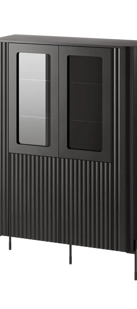 Cama VERA Display Cabinet 110x40x160 Matt Black