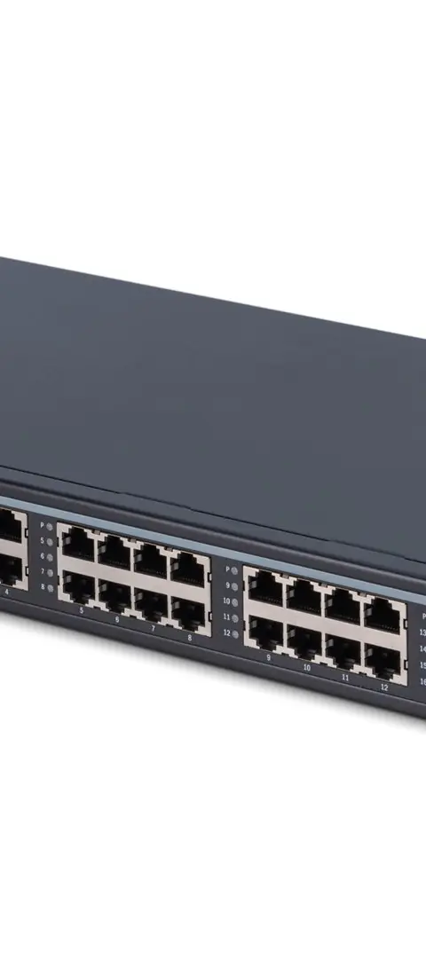 16-port 10G Ethernet PoE+ injector, 802.3at, 250 W
