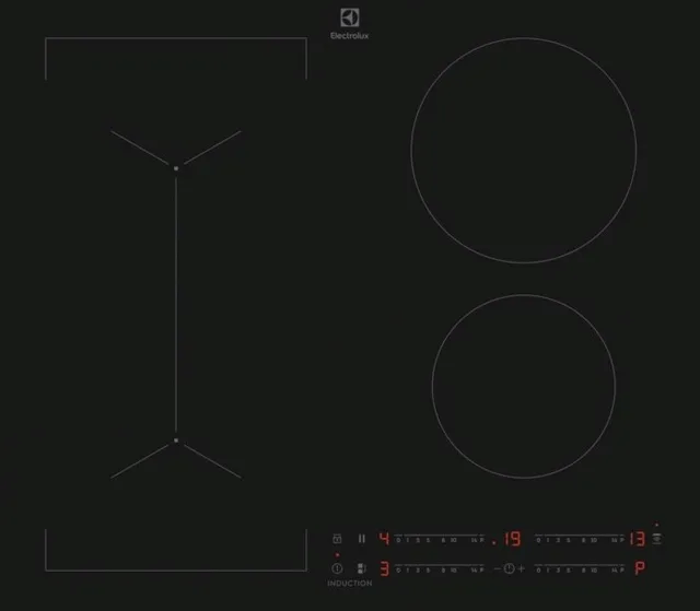 Electrolux EIV63443CT Black Built-in 60 cm Zone induction hob 4 zone(s)