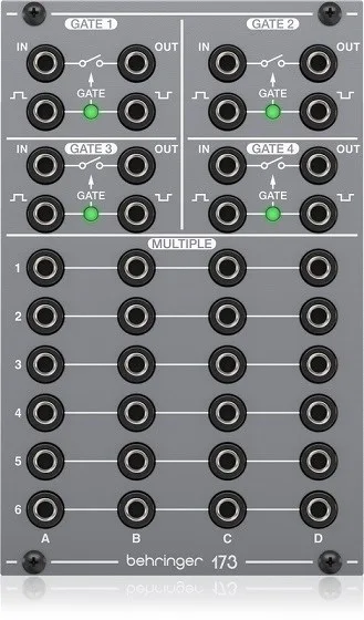 Behringer 173 QUAD GATE/MULTIPLES Moduł syntezatora modularnego