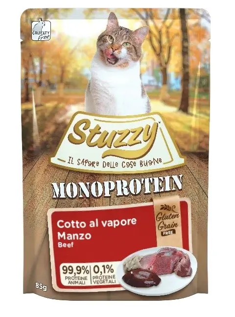 STUZZY Monoprotein Beef - Wet Cat Food - 85 G