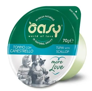 OASY More Love Tuna With Scallop - Wet Cat Food - 70g