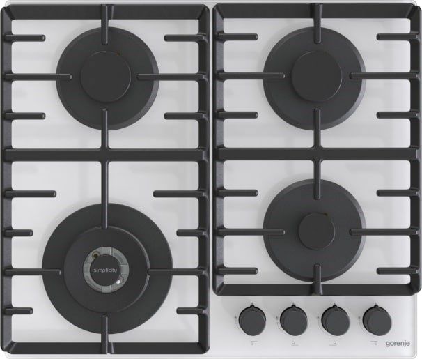 Gorenje GTW642SYW White Built-In 60 Cm Gas 4 Zone(S)