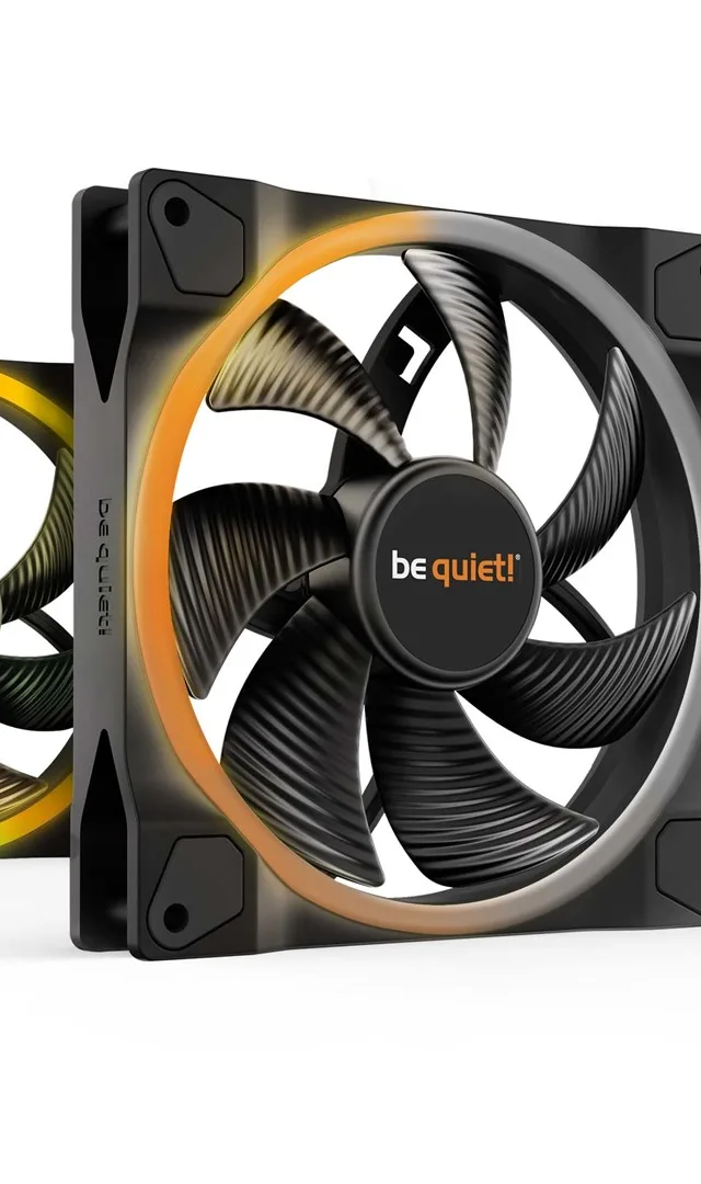 be quiet! Light Wings 140mm ARGB PWM Fan Black 3 Pack