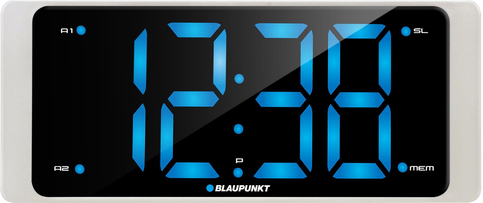 Blaupunkt CR16WH Alarm Clock Digital Alarm Clock Black White