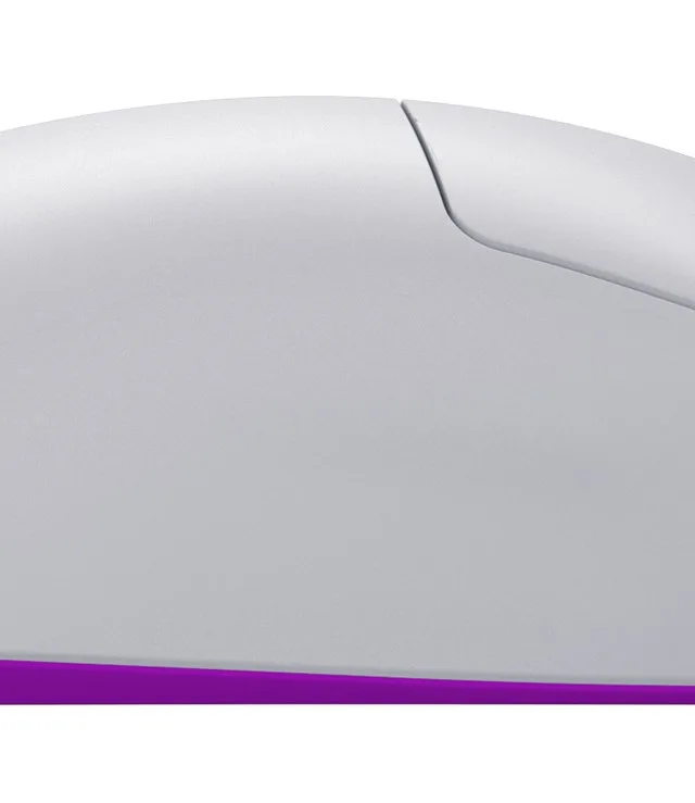 HATOR Quasar 3 ULTRA 8K Wireless, white-violet - Optical Yellow 100M Switches PixArt PAW3950