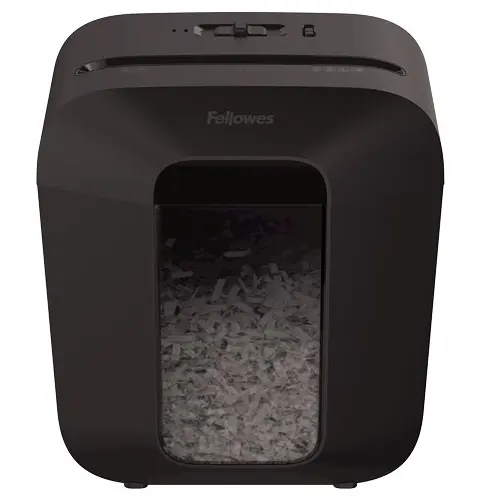 Fellowes Powershred LX25 paper shredder Particle-cut shredding Black