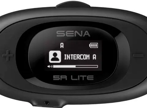 Sena 5RLITE-01D Dual Motorcycle Intercom Bluetooth 5.1 700m Black