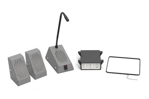 Contacta STS-K002L-G Intercom Freestanding Set Grey
