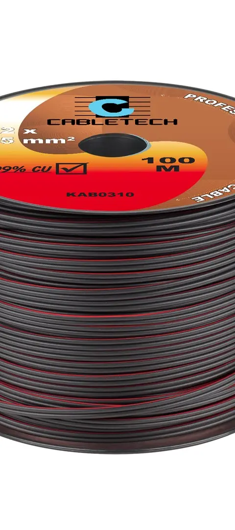 Kabel głośnikowy 0,75mm czarny