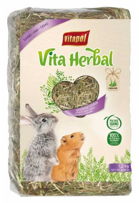 VITAPOL Vita Herbal - Hay For Rodents - 1 2 Kg
