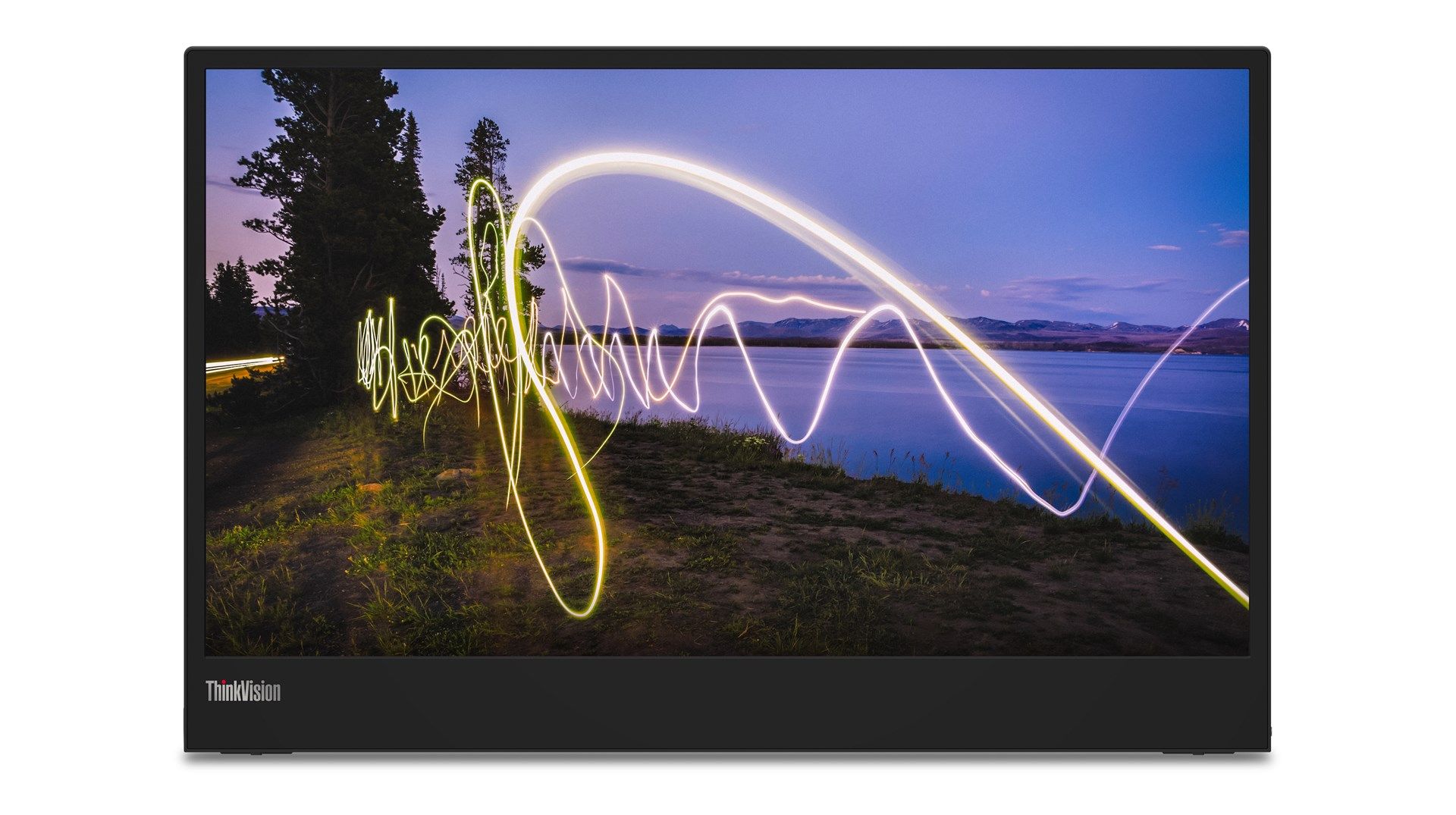Lenovo ThinkVision M15 computer monitor 39.6 cm (15.6") 1920 x 1080 pixels Full HD LED Black