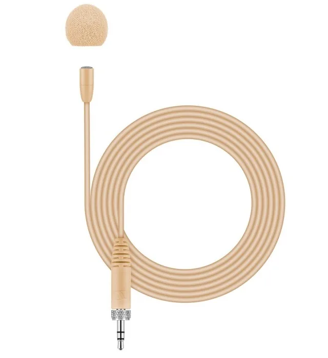 Sennheiser MKE Essential Omni Beige - Miniature Lavalier Microphone With 3.5 Mm Jack Connector (Beige)