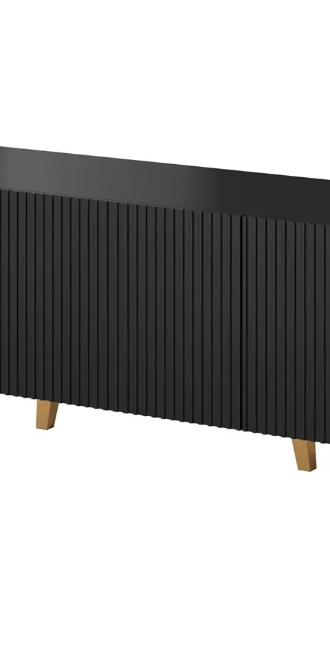Cama RTV Cabinet PAFOS 150x42x52 Black Matt