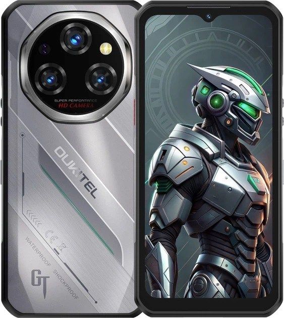 Oukitel WP62 6 58 Smartphone Dual SIM Android 15 5G USB Type-C 8 GB 256 GB 11000 MAh Silver
