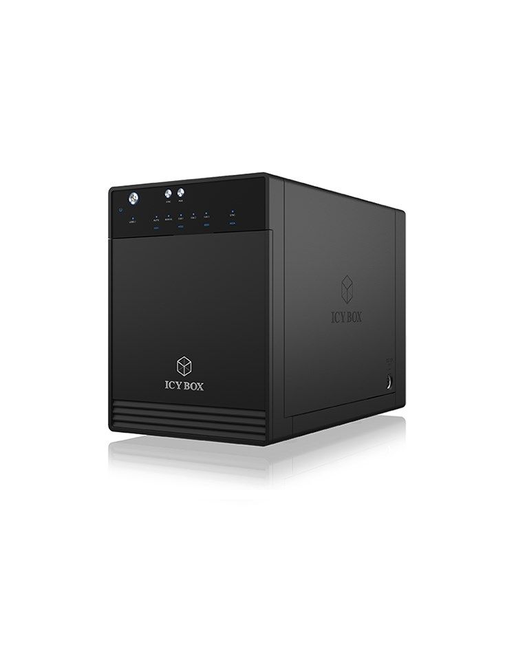 ICY BOX IB-3740-C31 HDD/SSD enclosure Black 2.5/3.5"