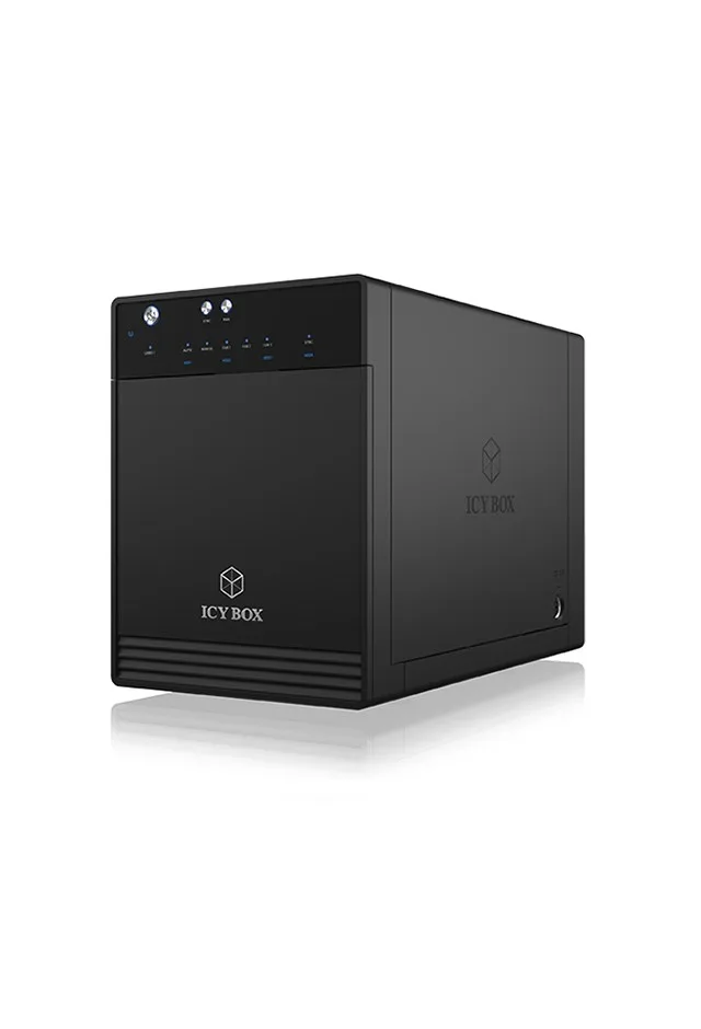 ICY BOX IB-3740-C31 HDD/SSD enclosure Black 2.5/3.5"