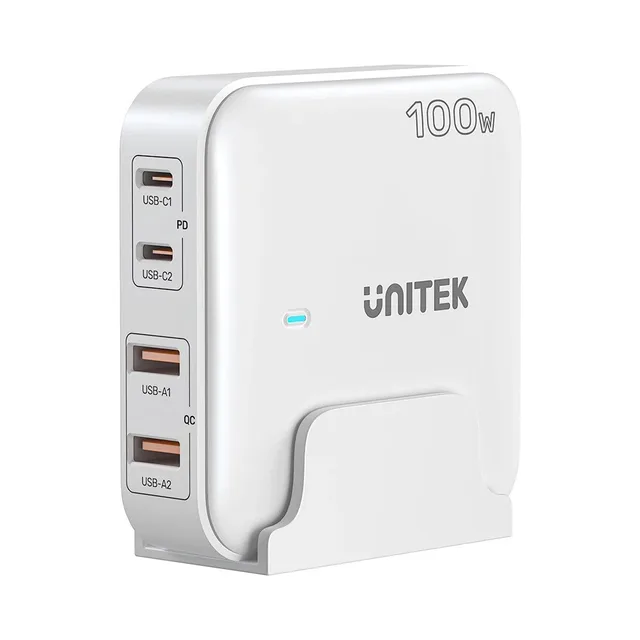UNITEK P1229AWH01-EU mobile device charger Universal White AC Fast charging Indoor