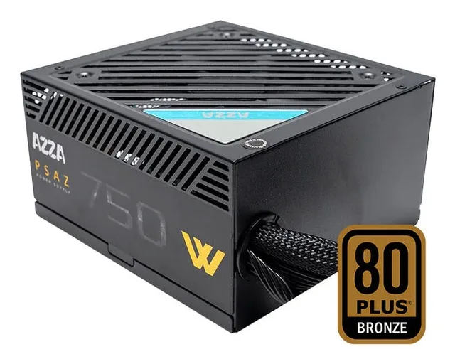 Azza PSAZ-750W power supply unit 20+4 pin ATX ATX Black