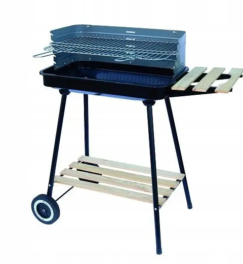 MASTER RECTANGULAR GRILL WITH SIDE SHELF MG905