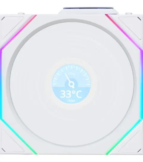 Lian Li Uni Fan TL120 LCD Reverse Blade Wireless Computer case 12 cm White 1 pc(s)