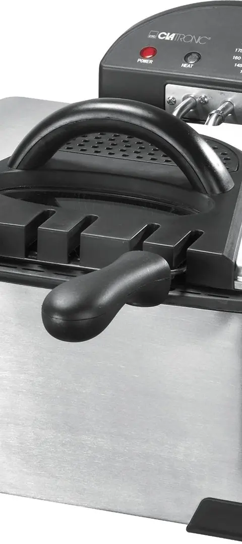 Clatronic FR 3195 Fryer 4 L 2000 W Black Stainless Steel