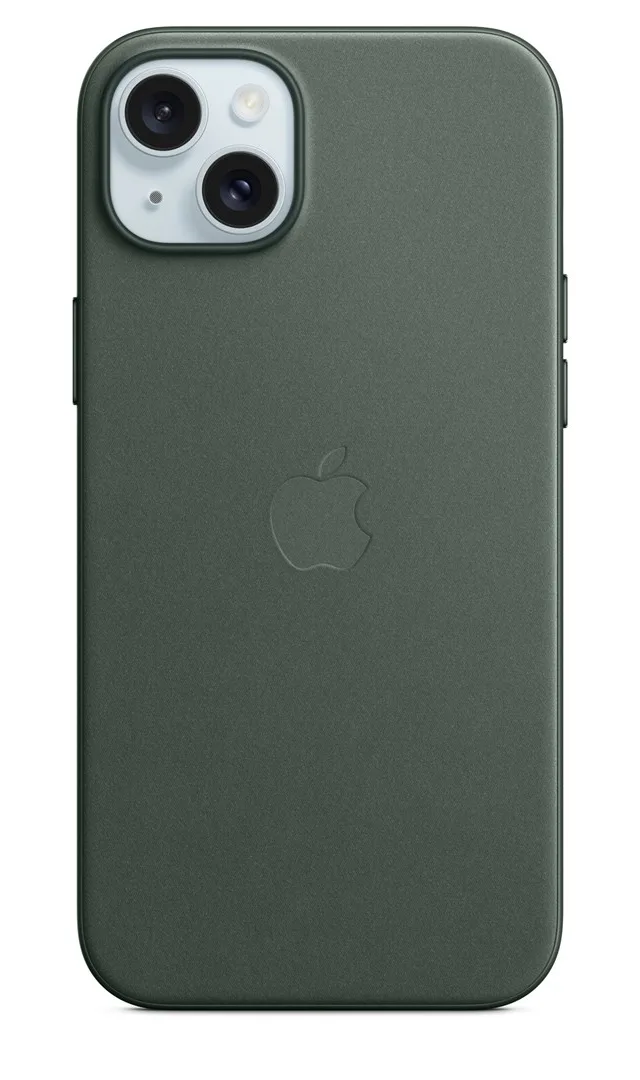 Apple IPhone 15 Plus FineWoven Case With MagSafe - Evergreen