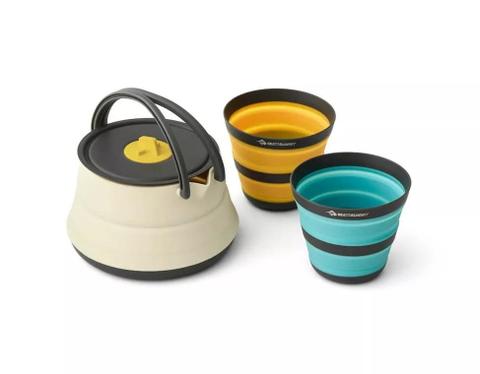 SEA TO SUMMIT Frontier UL Ultra-Light Folding Kettle Set For 2 Persons/3 Items