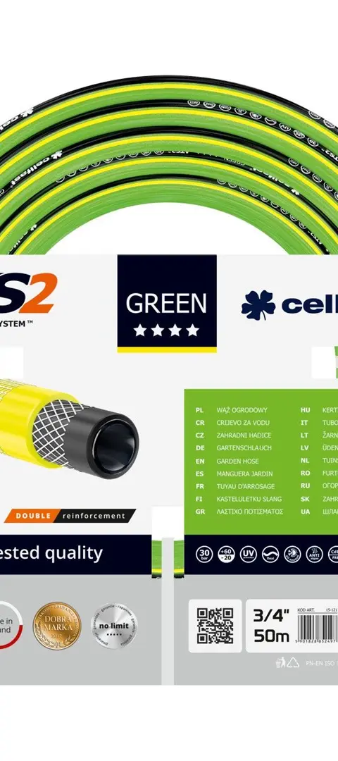 Garden Hose Cellfast 15-121 GREEN ATS2™ 3/4 50m