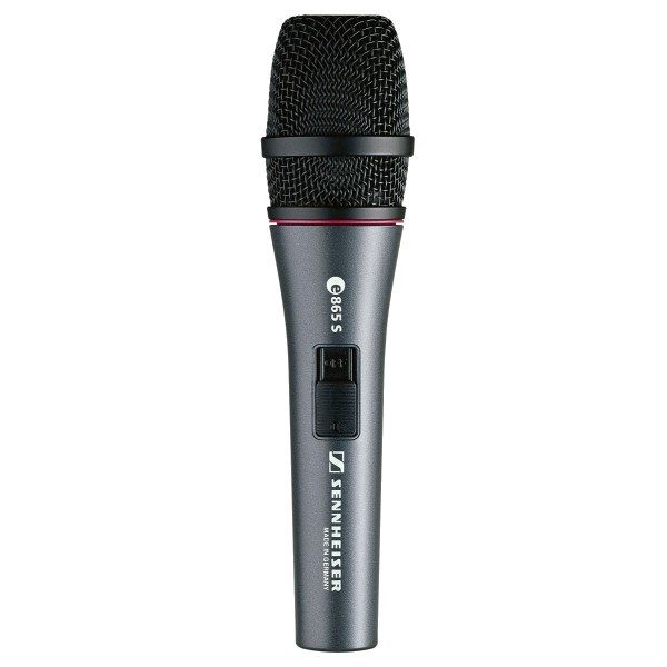 Sennheiser E865-S - Supercardioid Condenser Vocal Microphone Version With On/Off Switch