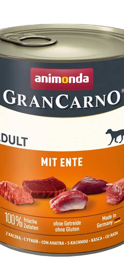 ANIMONDA GranCarno Adult With Duck - Wet Dog Food - 800g