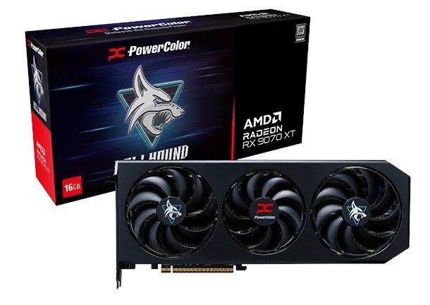 PowerColor Hellhound Radeon RX 9070 XT AMD 16 GB GDDR6