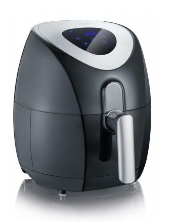 Severin 2430 Single 3.2 L Stand-Alone 1500 W Hot Air Fryer Black Stainless Steel