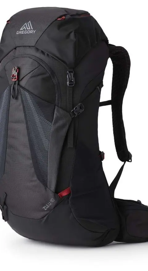 GREGORY Float Zulu 40 Volcanic Black MD/LG Trekking Backpack