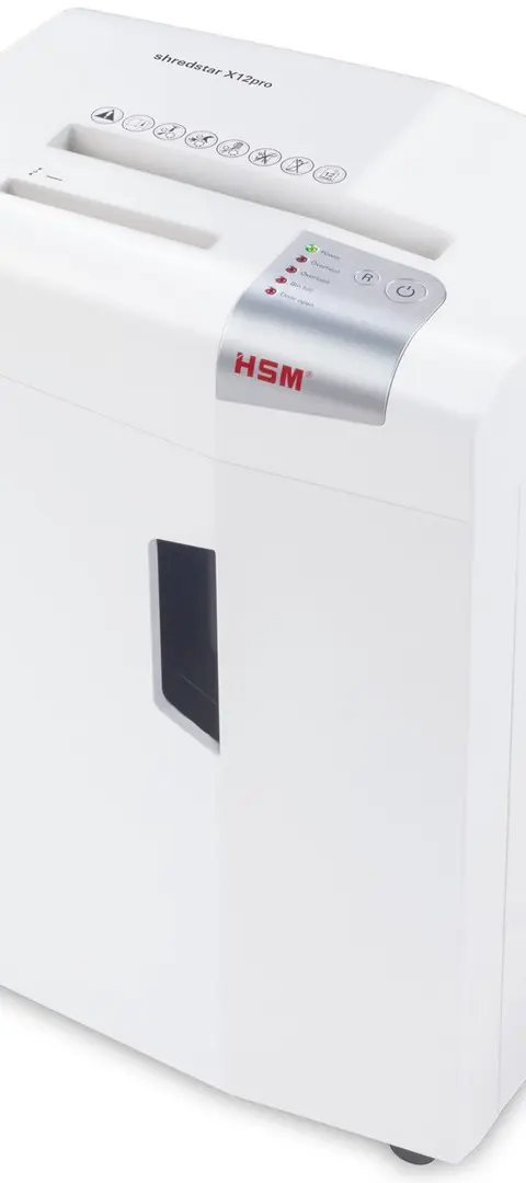HSM Shredstar X12pro Document Shredder 2 X 15 Mm Separate CD Cutter