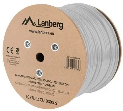 Lanberg LCS7L-11CU-0305-S networking cable White 305 m Cat7 S/FTP (S-STP)