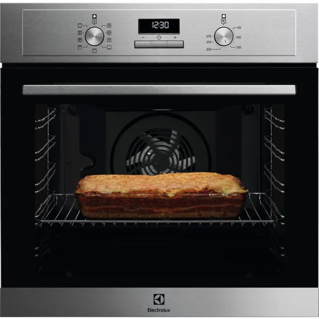 Electrolux EOF3H40X 2790 W Black, Stainless steel