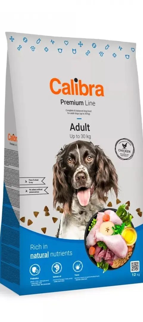 CALIBRA Premium Line Adult Chicken - Dry Dog Food - 12kg