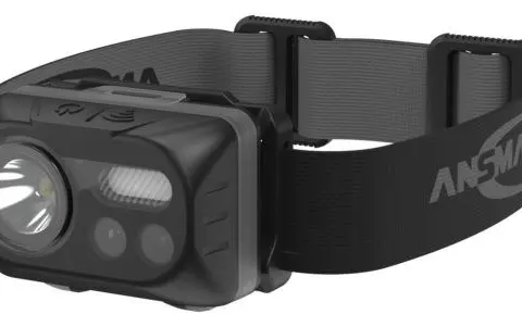Ansmann HD230BS Black Headband Flashlight COB LED