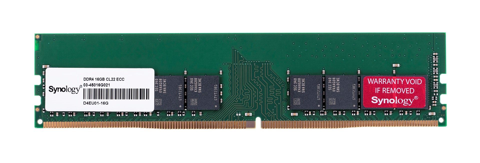 Synology D4EU01-16G memory module 16 GB 1 x 16 GB DDR4 288-pin DIMM ECC