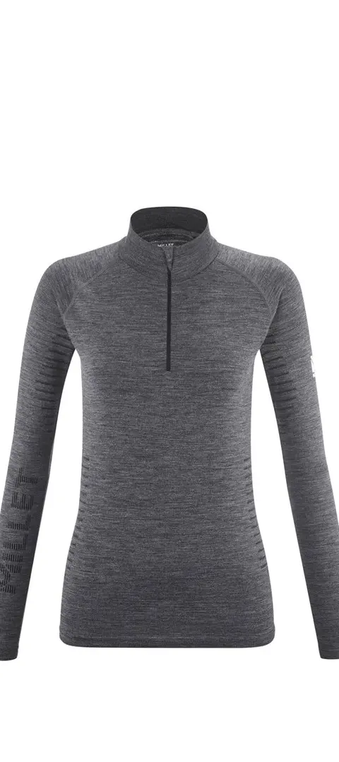 Bielizna MILLET W Drynamic Warm 44958 Zip Grafitowy - L/XL