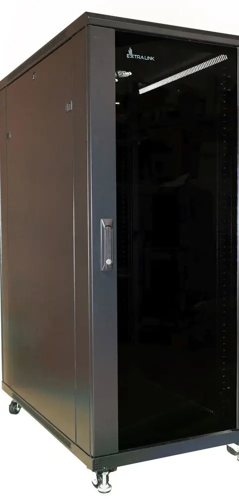 Extralink Rackmount cabinet 32U 600x1000 Black standing